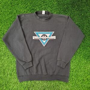 Vintage 90s Making-A-Difference Sweatshirt Large 22x27 Black